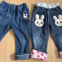 ミキハウス デニムパンツ ズボン90cm