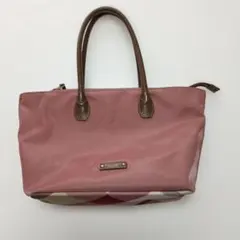 ブルーレーベル　クレストブリッジ トートバッグ　ピンク