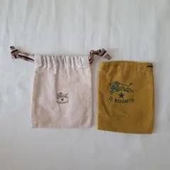 IL BISONTE 巾着袋 2点セット