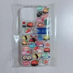 ハンドメイド iPhone15ケース 寿司ケース すしけーす