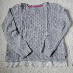 BabyGap レース付き長袖ニットソー 100cm