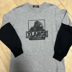 エクストララージキッズ　重ね着風カットソー