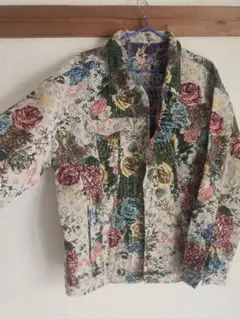 花柄 デニムジャケット 派手のサムネイル