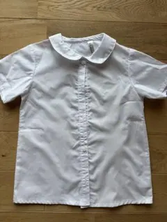 ホワイト 半袖シャツ 140