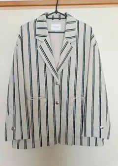 【美品】ストライプ柄 ジャケットUNITED ARROWSのサムネイル
