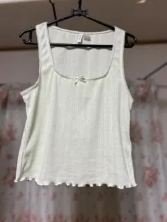 H&M ミントカラー タンクトップ