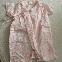 ミキハウス　甚平風ロンパース　女の子