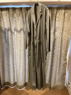 LOUNIE オリーブグリーン ロングシャツ　ロングコート