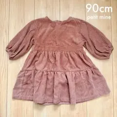 【petit main】 コーデュロイワンピース 90cm