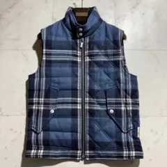 MONCLER モンクレール グルノーブル ブルーチェック ダウンベスト 1のサムネイル