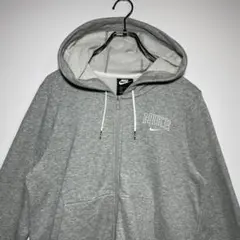 NIKE　ナイキ　スウェットパーカー　サイズL　フーディー　デカロゴ　希少　古着