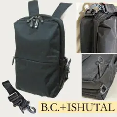 B.C.+ISHUTAL リュック バックパック ブラックのサムネイル