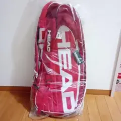 HEAD テニス ラケットバッグ 赤 白 レディース メンズ リュック バッグ