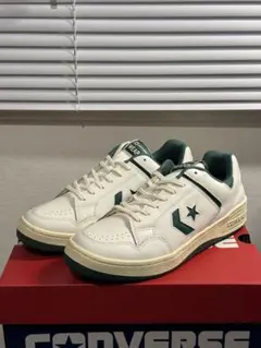 【27cm】CONVERSE WEAPON ホワイト/グリーン
