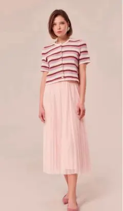 タラジャーモン　プリーツチュールスカート