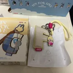 THE MONSTER PIN FOR LOVE キーリング イニシャル F