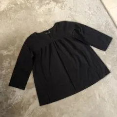 早い者勝ちセール☆サマンサモスモス　リネンコットン100%九分袖ブラウス