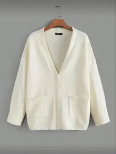 SHEIN カーディガン ホワイト