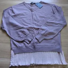 値下げ不可新品ラグアウトレディースニットМ