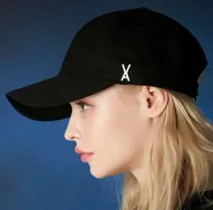 新品 VARZAR キャップ　ブラック バザール 496 シルバー