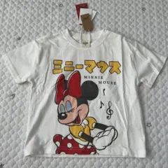 【6456】ミニーマウス　レトロ　半袖Tシャツ　90 新品