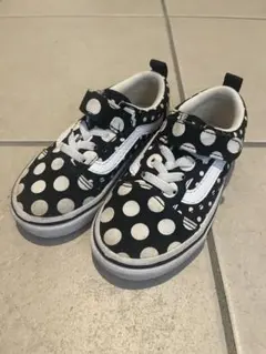 Vans 黒白水玉スニーカー 15cm