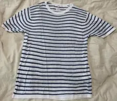 【ビューティーアンドユースユナイテッドアローズ】リネンボーダー Tシャツ