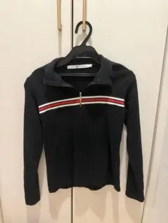 TOMMY HILFIGER ハーフジップニット ブラック 2のサムネイル