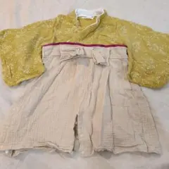 ベビー着物 80　袴ロンパース