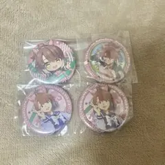 ウマ娘 缶バッジ4個セット　ダンツフレーム　新時代の扉