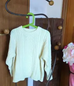 Seraphセラフ ケーブルニットセーター サイズ120 アイボリー