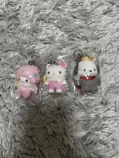 サンリオ　ちびっとも　［天使と小悪魔］キティ、ピアノ、ポチャッコ