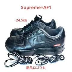 Supreme Nike Air Force 1 Low ブラック 24.5cm