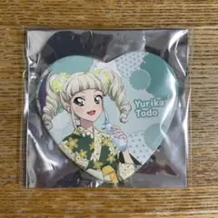 アイカツ　アトレ　秋葉原　ガラポンB賞　BIGハート缶バッジ　藤堂ユリカ