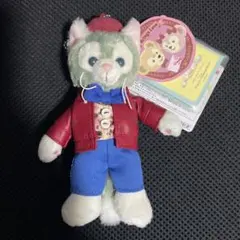 タグ付 ジェラトーニ ぬいぐるみバッジ 2016 バレンタイン ディズニーシー