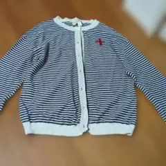 human woman arrive ボーダー カーディガン 七分袖のサムネイル