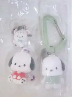 ポチャッコ　ふわふわ　フロッキー　カラビナ　めじるし　アクセサリー　マスコット