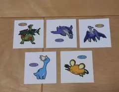 ポケモンパン　シール　第211弾　第212弾　5枚