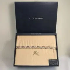 【未使用】BURBERRY　シール綿毛布　140×200のサムネイル
