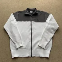 美品 ルコックゴルフ フルジップ ニット セーター LL バイカラー