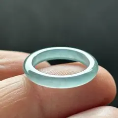 55：【13.5号】翡翠リング A貨翡翠 1点もの【クラック有りなので特別 