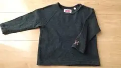 ハリウッドランチマーケット ストレッチフライス ロンT チャコール サイズ1 S