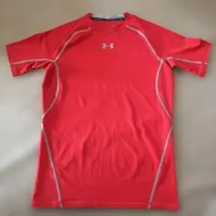 UNDER ARMOUR ヒートギア コンプレッション 半袖Tシャツ XL 赤