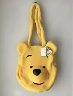 TDL 平成レトロ くまのプーさん ビックフェイス バッグ ぬいぐるみ レア