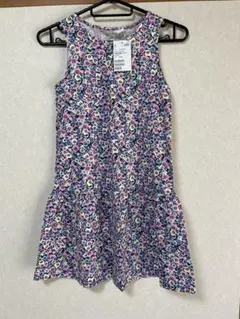 新品！H &M 花柄ノースリーブワンピース135/140㎝