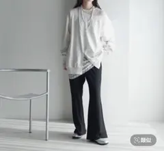 LEPSIM ポンチフレアパンツ ブラック F