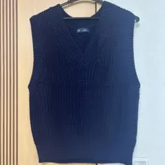 GAP ネイビー Vネック ニットベスト