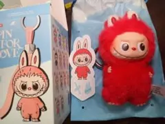 【X】ラブブ　LABUBU PIN FOR LOVE ぬいぐるみペンダ