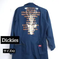 Dickies ディッキーズ　つなぎ　バックプリント　サイズ42