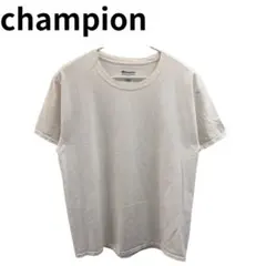 Champion 無地 Tシャツ ビンテージ風 クルーネック ベーシック